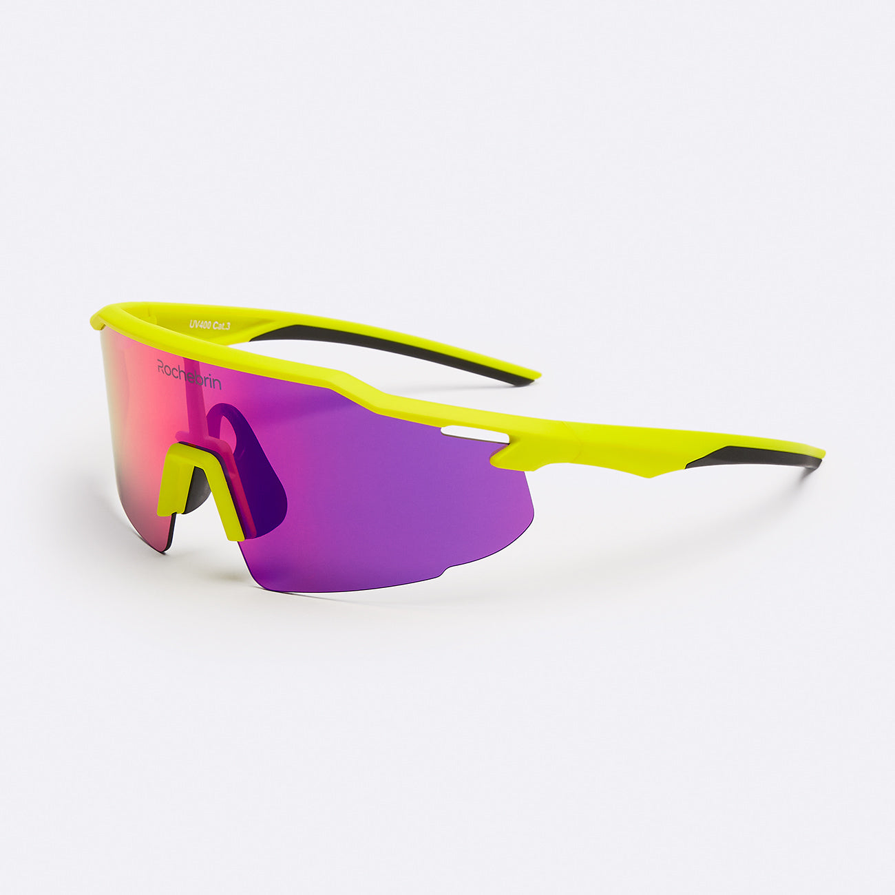 Lunette de sport Fitrax Jaune-Fluo Violet – Rochebrin